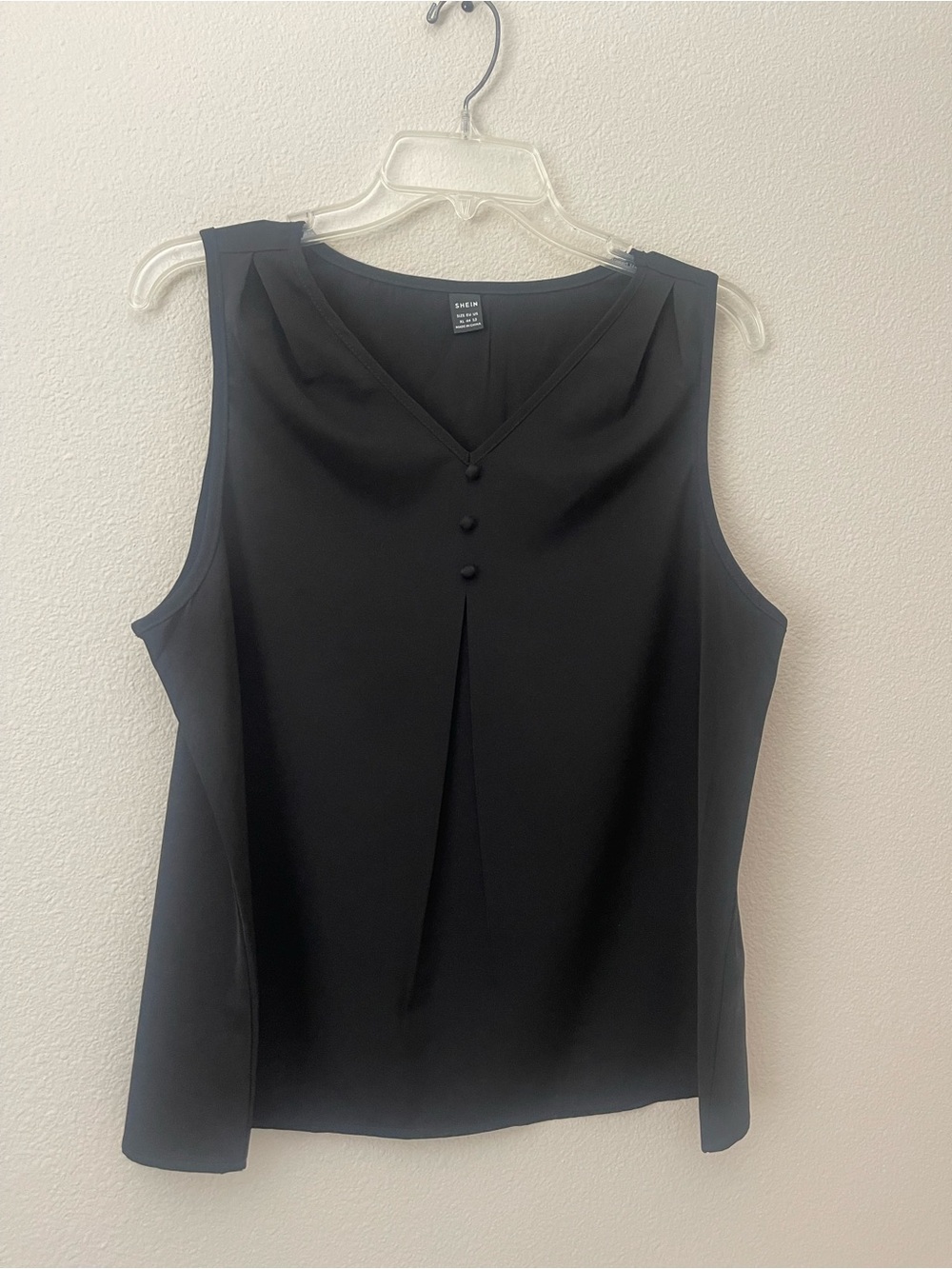 Shein Sleeveless Blouse XL Black